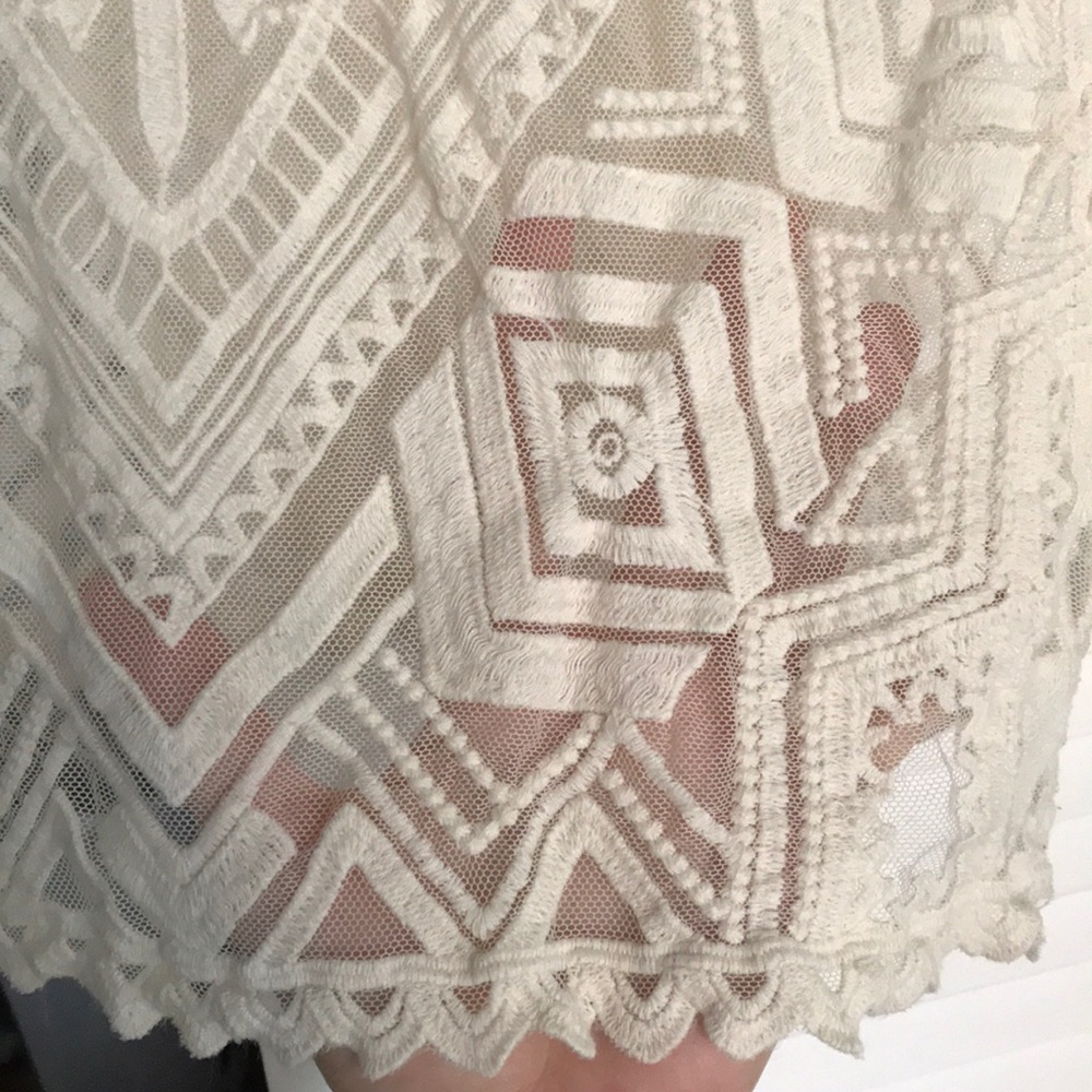 Embroidered Lacey Top
